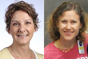 Dr. Nicolle Zellner (left) and Dr. Vanessa McCaffrey