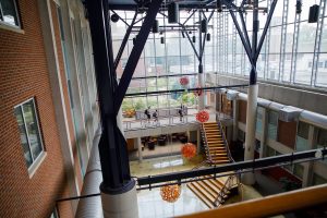The Science Complex lobby.