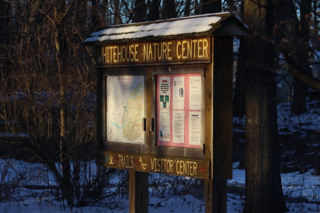 Entrance to the Whitehouse Nature Center.