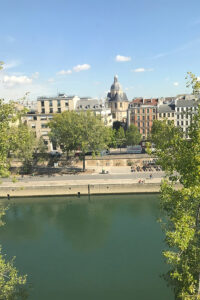 Dr. Perry Myers' view from his office window during his Paris sabbatical, 2020-21.