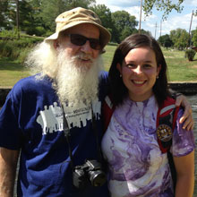 Andrea Sanchez with Wes Dick.