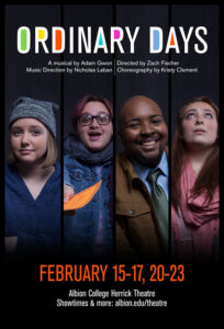 Ordinary Days poster with cast members