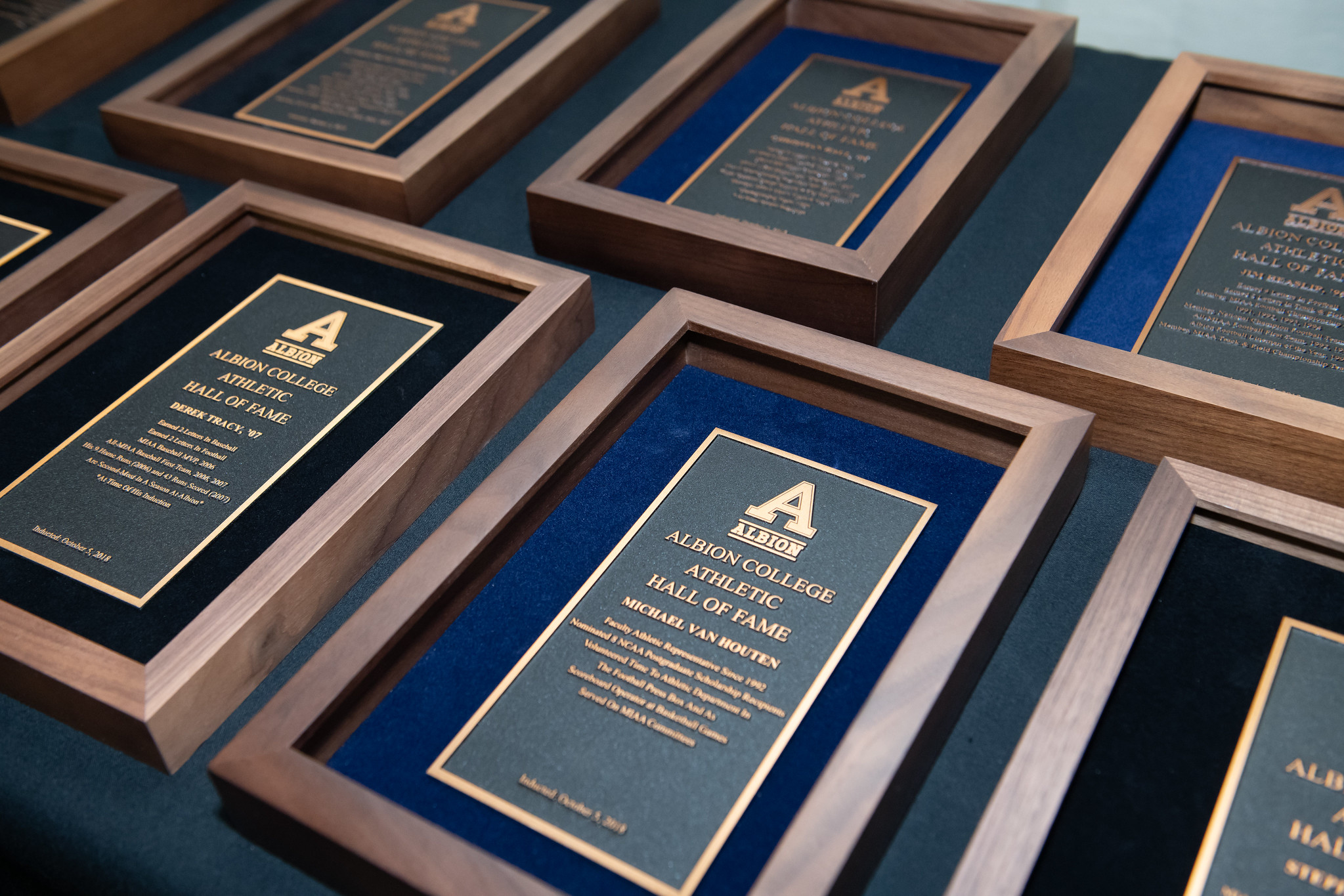 Hall of Fame plaques