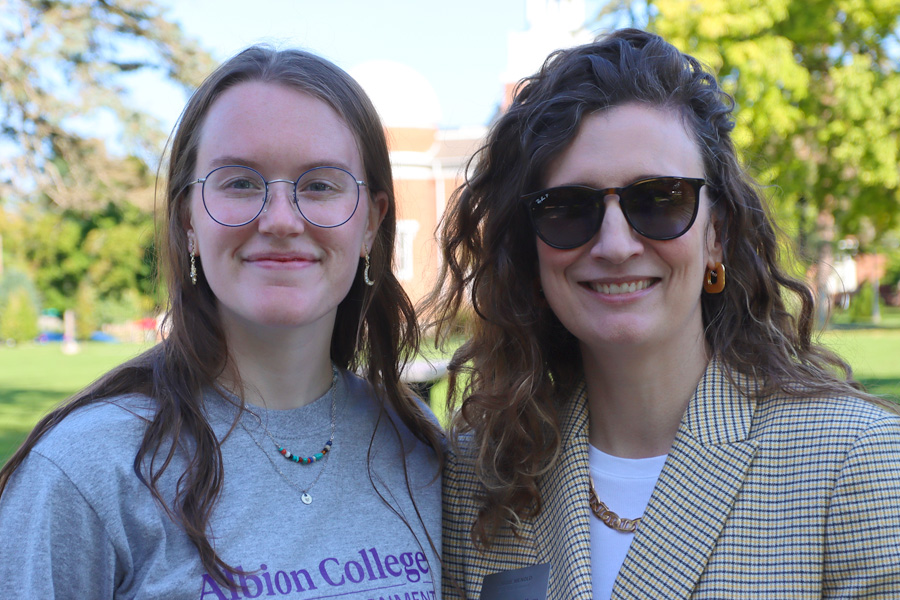 Paige McDowell and Dr. Carrie Menold together.